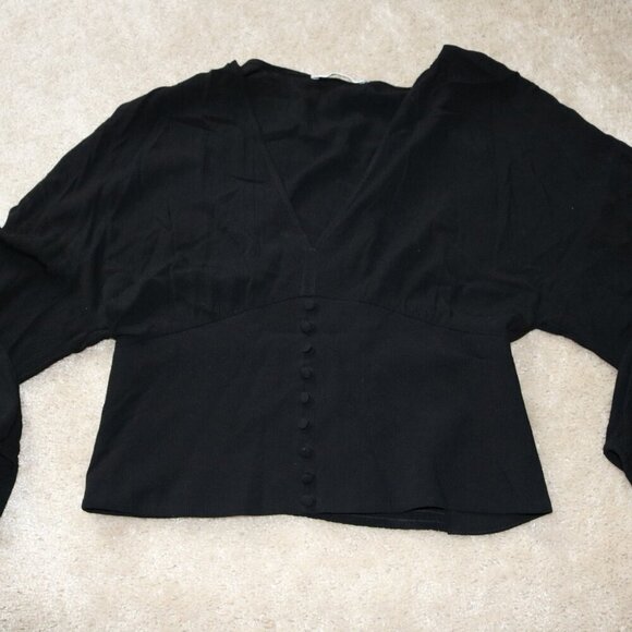 Abercrombie & Fitch Cropped Blouse - Picture 1 of 4